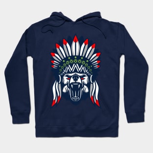 Bear native american Hoodie